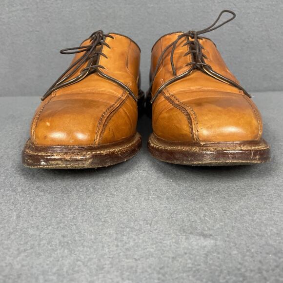 Allen Edmonds Hillcrest 8.5 Light Brown Tan Oxford Shoes Formal Business Luxe main image 10